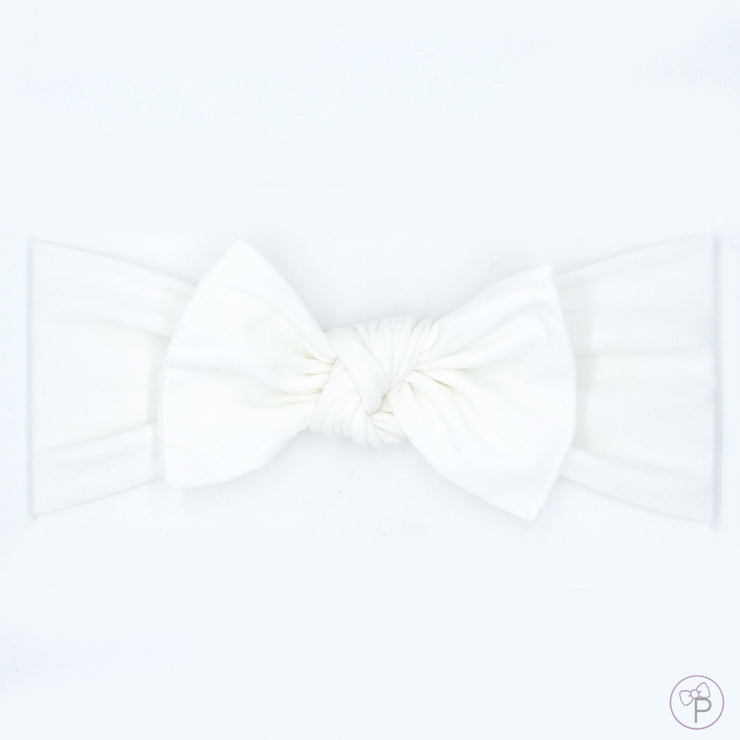 White Pippa Bow – Little Bow Pip