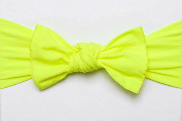 Neon Yellow Pippa Bow