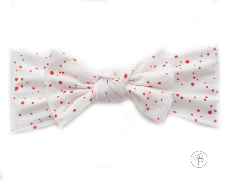 Red Splash Pippa Bow – Little Bow Pip